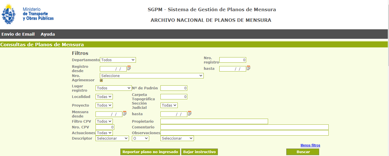 Gestion de Planos